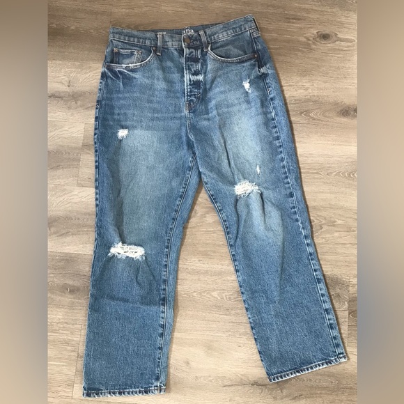a.n.a. High Rise Vintage Straight Leg Jeans - Picture 3 of 10